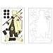Produktbild Coaste Antilane Naruto Shippuuden Wandsticker, Wasserdicht Anti-Fade Wanddekoration Wandaufkleber Wandtattoo Wandbilder für Außenbereich / Garten / Badezimmer (H01)