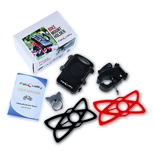 SONDERANGEBOT â‚¬8 1 TAG!! Handyhalterung Fahrrad Smartphone Handyhalter, Fahrrad Handy GPS Halter-Schwarz, Verstellbar fÃ¼r iPhone 7/ 7 Plus 6S/ 6S Plus 6/ 6Plus 5S Samsung Galaxy S5/ S4/ S3 usw. Schwarz