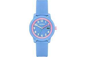 Lacoste Reloj con Movimiento de Cuarzo de Tres Manecillas para Niños Colección LACOSTE.12.12 Kids con Correa de Silicona