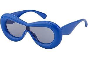 SHEEN KELLY Owalne Vintage Okulary Przeciwsłoneczne dla kobiet, Mężczyzn, Przesadne, Kształt Ramki, Modne, Romantyczne Okulary Imprezowe,