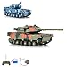 Produktbild RC ferngesteuerter German Leopard Kampf Panzer Tank Kettenfahrzeug, Schusssimulation, Sound- und Lichteffekte, Komplett-Set