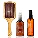 Morocco Luxury Argan Unique Hair Treatment Oil That Helps To Restore Hair To Pristine Condition, (100ml) - Argan Hair, Skin & Body Treatment Oil Provides Hydration To Dry Hair And Skin, (100ml) - Pure Argan Oil Infused Treatment Brush Having Durable Handle Made With Sustainable Bamboo - Gifts Of Morocco Luxury Argan Oil Set