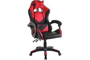 Mc Haus Gameplay X Chair Red - Silla Gaming ergonómica reclinable con reposabrazos Acolchados