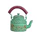 eCraftIndia Handpainted Decorative Traditional Tea Kettle - 111 Light Green Color RS.1499.00