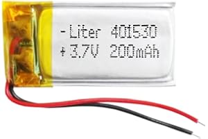 Bateria 401530 LiPo 3.7V 200mAh 0.74Wh 1S 5C Liter Energy Battery Akumulator dla Elektroniki ładowalny litowy polimerowy telefon - Nie nadaje się do sterowania radiowego 32x15x4mm (200mAh|401530)