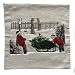 Produktbild Kissenbezug Winterkinder - Weihnachten ca 40 x 40 cm Kissenhülle Winter