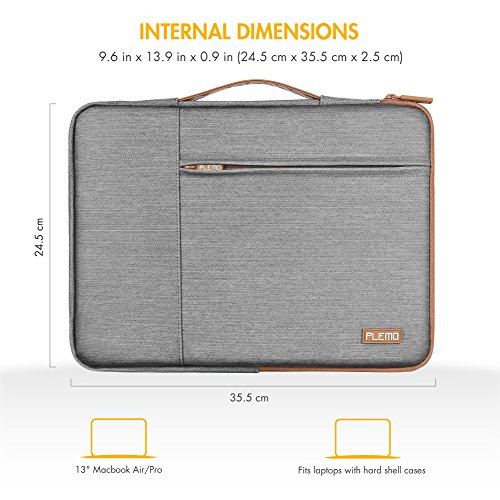 Plemo 13 Zoll Laptophülle aus Denim-Gewebe Notebook Sleeve Tasche - 5