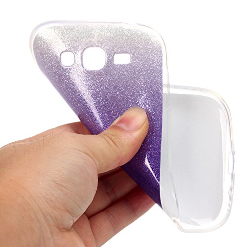 Beiuns para Samsung Galaxy Grand Neo Grand Neo Plus 5 01 pulgadas Carcasa de TPU y silicona noctilucent Funda - N216 Violeta Beiuns para Samsung Galaxy Grand Neo Grand Neo Plus 5 01 pulgadas Carcasa de TPU y silicona noctilucent Funda - N216 Violeta