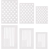 Sternschablone 50 Sterne Amerikanische Flagge Vorlage Und 2 In 1 Usa Flagge  Schablone Zum Malen Auf Stoff, Papier, Holz, Wand, Mehrweg: Amazon.de:  Garten
