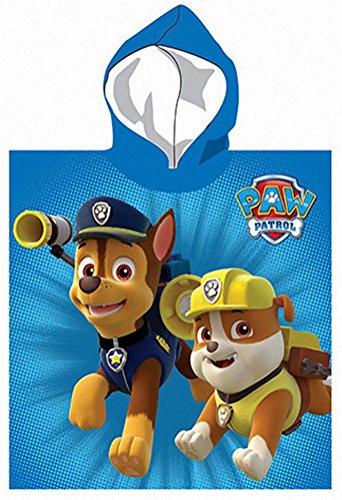 Bade-Poncho mit Kapuze, Motiv „Paw Patrol“, 55 x 110 cm - 2