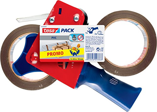 tesa Packband-Abroller mit 8 Rollen tesapack 66m x 50mm - 2
