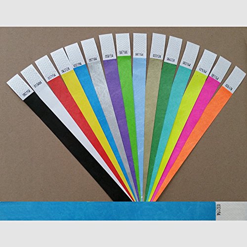 Preisvergleich Produktbild 1.000 Securebänder, TyStar, Tyvek, 19mm x 255mm, verschiedene Farben wählbar (Blau)