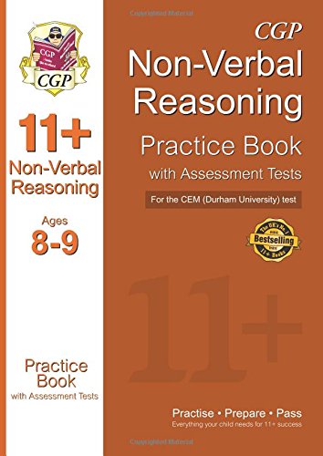 Download 11+ Non-Verbal Reasoning Practice Book with Assessment Tests (Ages 8-9) for the CEM Test