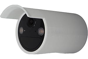 ETECH4US White Camera Cover, Rain Protection/Sunshade for TP-Link Tapo TC82,C410 Compatible CCTV Cameras, Waterproof and UV Protection