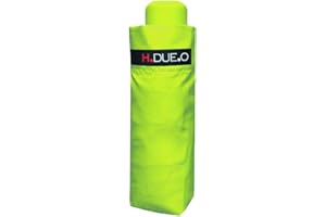 H.DUE.O Ombrello Pieghevole con Protezione ANTI U.V. Ombrello Viaggio PIOGGIA E SOLE Antivento Resistente [Solo 17 Cm] [SUNPROTECTION]