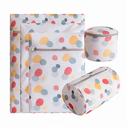 Yakiki Bolsa para Lavadora, Bolsas de Colada, Bolsa Malla de Lavandería, para Lavadoras, Ropa Delicada, Sujetador, Blusas, Calcetería y Lencería, Viajes (C)