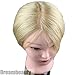 Eseewigs 100% Human Hair Long hair #613 Blonde Color Mannequin Head for Training and Exams