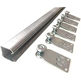 6 Meter - Schiebetür-Beschlag Laufschiene HELM Agrar für Schiebetor