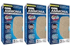 Fluval 9 Pack of Ammonia Remover for 106/206 and 107/207 Aquarium Filters