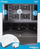 Wii U - 4+1 Charger Black (Ladestation)