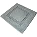 Produktbild JEAN ALAN Tapis de bain ALASKA 100% coton 60x60 cm - Gris clair