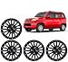 Auto Pearl-Premium Quality Car Full Black Wheel Cover Caps Black 15 inches Press Type Fitting For -Mahindra TUV 300 RS.1699.00