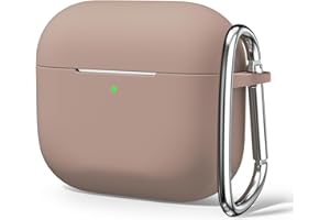 Oakxco Silikonowe etui do Airpods 4. generacji 2024 z brelokiem, cienkie, miękkie, TPU, skóra, guma, żelowe, urocze etui na Airpods 4 generacji, estetyczne akcesoria dla kobiet, dziewcząt, kobiet,