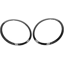 Scheinwerferblenden Für Mini Clubman R55 - 51137149905/06 | Glänzend Schwarz ABS Material