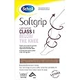 Scholl Softgrip Light Support Class I Compression Stockings for Women - Below The Knee, Closed Toe - Class 1 - Natural, Large, Stockings for Travel, Varicose Veins, Swelling Relief