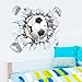 Produktbild Jamicy® 3D Fussball Wohnzimmer Schlafzimmer Hintergrund Wandsticker
