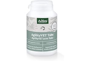 AniForte AgilityVET en Comprimidos para Perros. 120 Comprimidos. 100% Natural con Mejillón de Labios Verdes. Garra del Diablo, Colágeno, Glucosamina y Condroitina