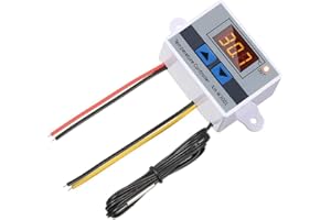 SOUIWUZI Digital Temperature Controller XH-W3001 Thermostat Temperature Switch Controller 24V,Temperature Controller