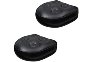 Anjinguang Sièges de Spa pour, Coussin rehausseur Multifonctionnel, Coussin Gonflable et étanche, Tapis de Bain de Massage, Support Dorsal Doux pour Le Bain, 2 pièces