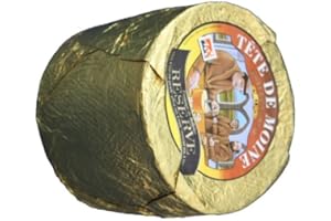 TETE DE MOINE GIROLLE ca. 800 g Reserve Tete de Moine AOP Orig. Schweizer Mönchkopf Käse Ganzer Laib
