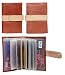 GLEAM 100 % Genuine Premium Leather CREDIT & DEBIT CARD Holder Wallet (BROWN) RS.499.00