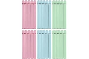 SALUBOHUM 30 verschlussclips, 15 Zentimeter lang, 3 Farben erhältlich, zum einfachen Verschließen von verschiedenen Lebensmittelverpackungen，Sichern Sie die Frische von Süßigkeiten, Chips und Snacks