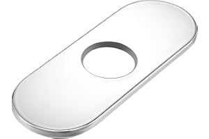 Yuanchu 35mm Lochkappen Abdeckplatte, 304 Edelstahl Wasserhahn Platte Rosette Vertuschen Hässlichkeit Abdeckplatte Anti Flecken Befestigung Badezimmer Küchenspüle Duscharmatur Rohrabdeckung(Verzinken)