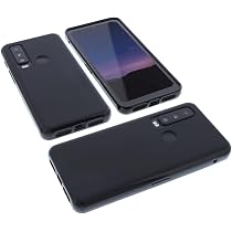per Cat S75 5G Cover e Pellicola Vetro Temperato [1 Pezzi ], KJYF Transparent Sottile Case Anti-Shock Morbido TPU-Silicone Custodia per Cat S75 5G (6.60) - Marmo Bianco