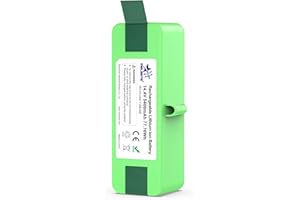 melasta 14,4 V 5400 mAh Li-ion Ersatzakku kompatibel mit iRobot Roomba 900 Series 980 981 985 970 960 961 964 801 805 850 860 877 890 891 895