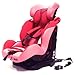 NEW iSAFE Comfy Padded CARSEAT CAR SEAT IN ECLIPSE PINK GROUP 1 - 9months - 4 years