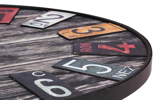 1PLUS 60 cm Design Wanduhr mit großem Zeiger im Vintage look - 2