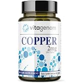 Vitagenom Copper 2 Mg 100 Tablet Bakır I&ccedil;eren Takviye Edici Gıda