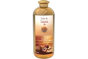 Camylle - Voile de Sauna Pin - Fragrances à base d’Huiles Essentielles 100% Pures et Naturelles pour Sauna - Tonique aux arômes frais et épicés - 1000ml