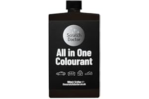 THE SCRATCH DOCTOR Scratch Doctor All in One Leather Colourant Self Seal Leather Dye Repair Paint for Furniture, Sofas, Car Seats (Dark Brown, 100ml)