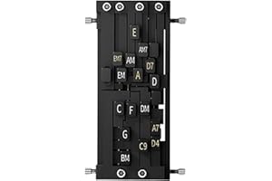 BAOQIFONG Guitar Chord Presser, Gitarren Akkord Trainer, Gitarren Akkord Helfer, Gitarrenzubehör Tragbares Akkord Lernsystem Für Gitarren Trainer, Gitarren Trainer Übungswerkzeug Für Kinderanfänger