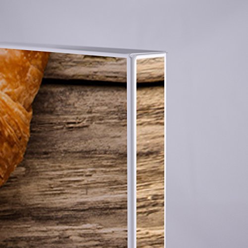 banjado – Pinnwand Magnettafel weiß 78cm x 37cm quer mit Motiv Happy Day - 5