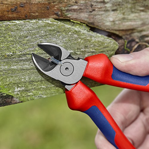 KNIPEX 70 02 160 Seitenschneider, präzises Schneiden bis Ø 4,0 mm, mit Mehrkomponenten-Griffhüllen, 160 mm - 3