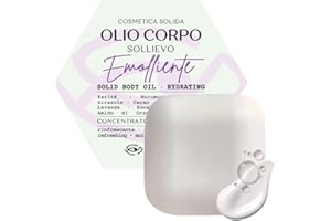 Senso Naturale SOLLIEVO After Sun Solid Body Oil - crème hydratante nourrissante - Karité, Murumuru, Eucalyptus - Concentré Vegan - équivalent à 500 ml de liquide