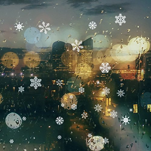 85 Fensterdeko Schneeflocken NICEXMAS Fensterbilder Schneeflocken(weiss) - 3