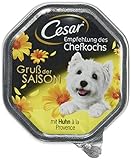 Hergestellt mit sorgfältig ausgesuchten Zutaten für ein qualitatives Hundefutter.